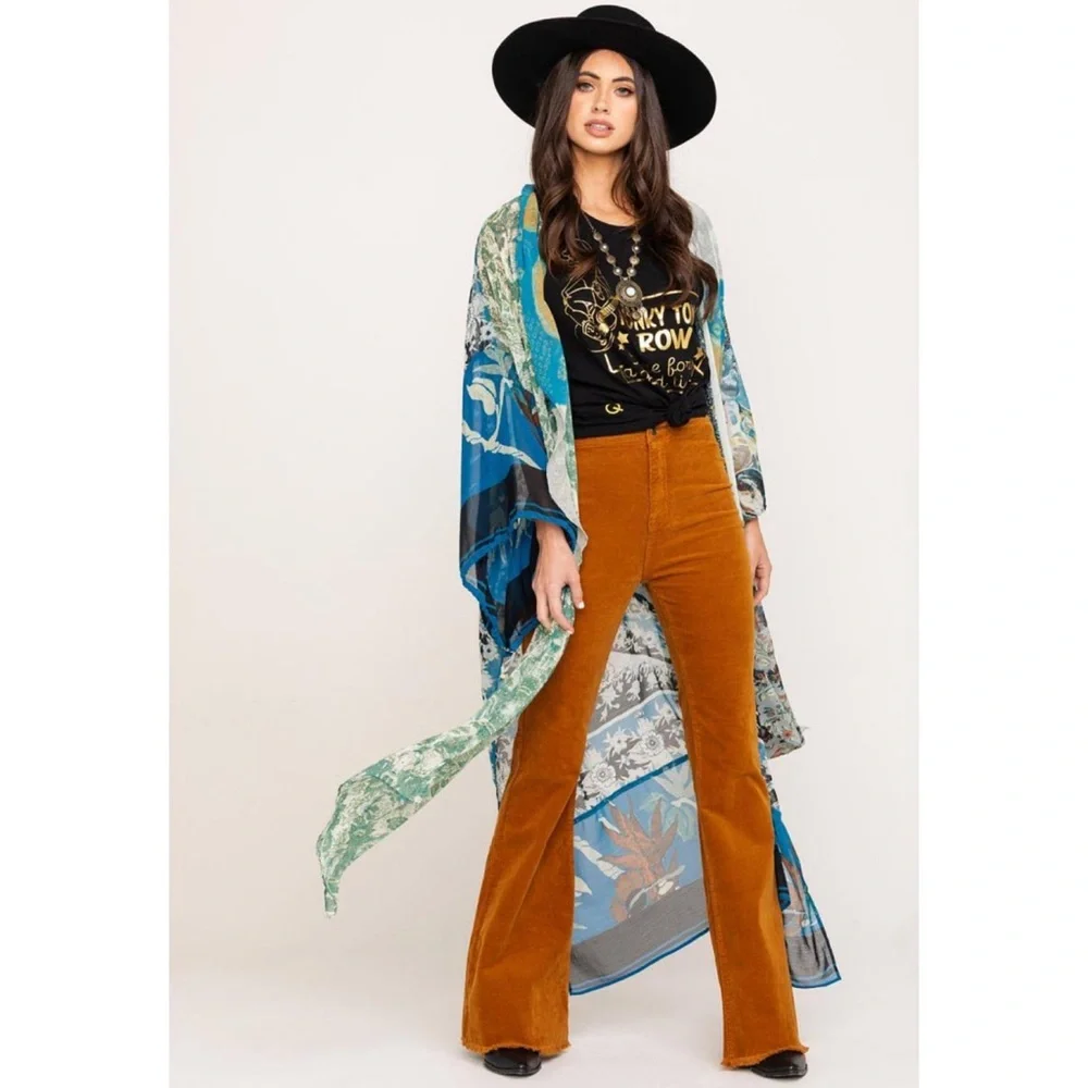 Free People Multicolor Bohemian Kimono - Picture 6 of 15